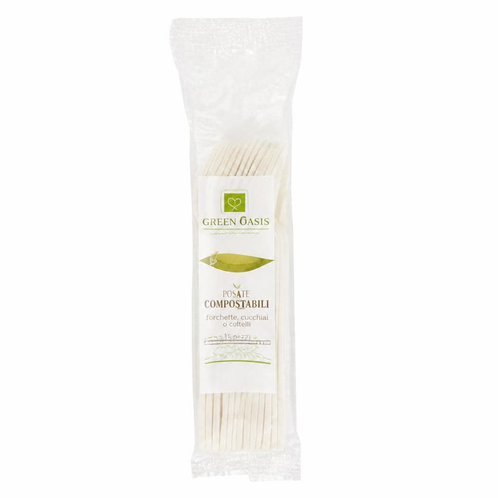 Linea Stoviglie forchette, cucchiai o coltelli, 15 pezzi Green Oasis – Iper La grande i
