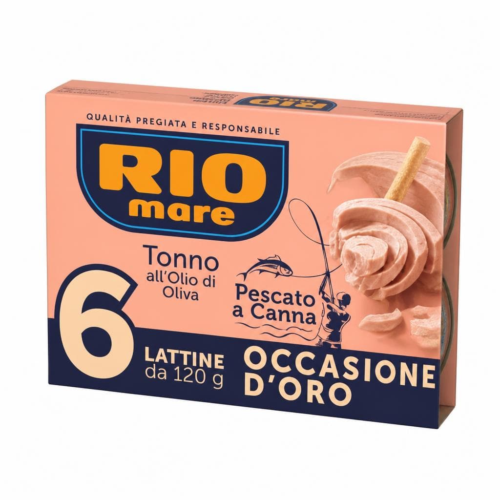 Tonno all'olio di oliva Rio Mare, 6x120 g – Il Gigante