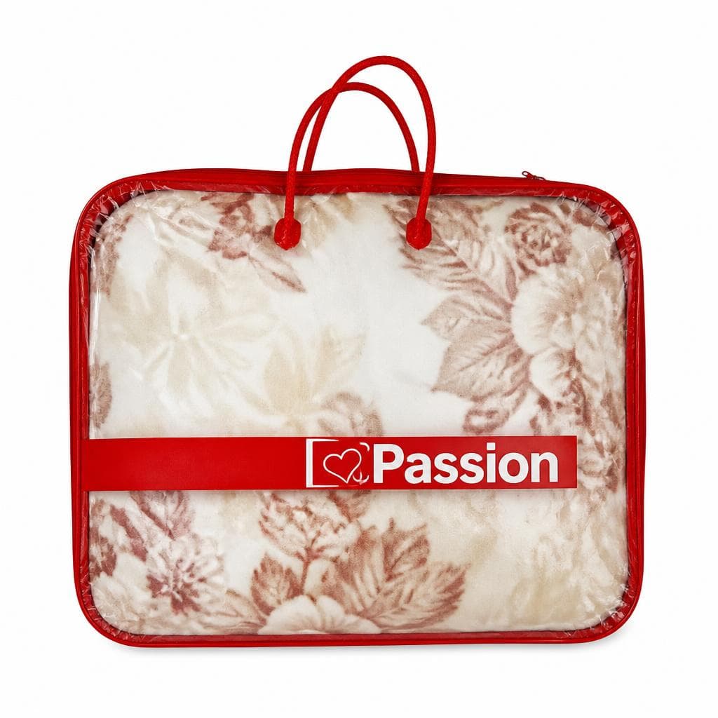 Coperta pesante tinta unita o stampata, 2 piazze, cm 220x240 PASSION – Bennet