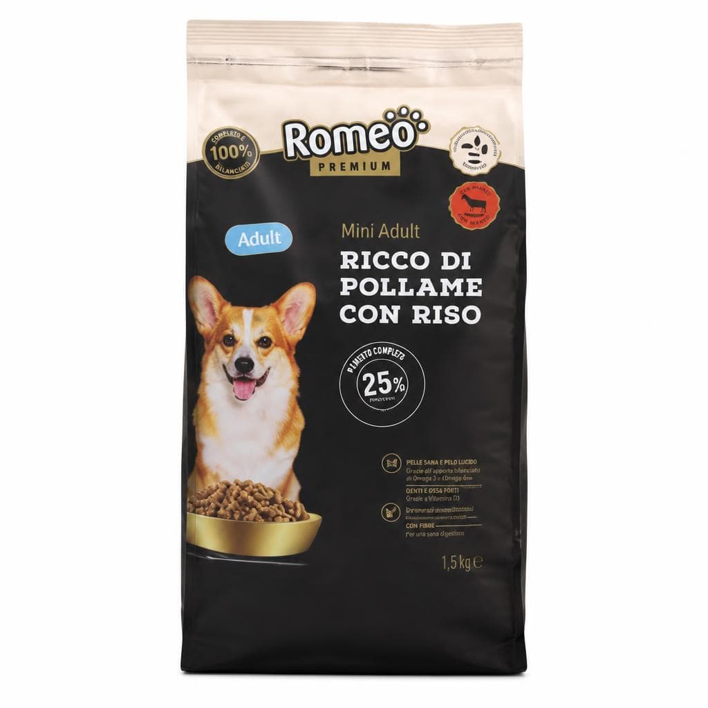 Crocchette per cani 1.5 kg Romeo Premium in offerta da ALDI