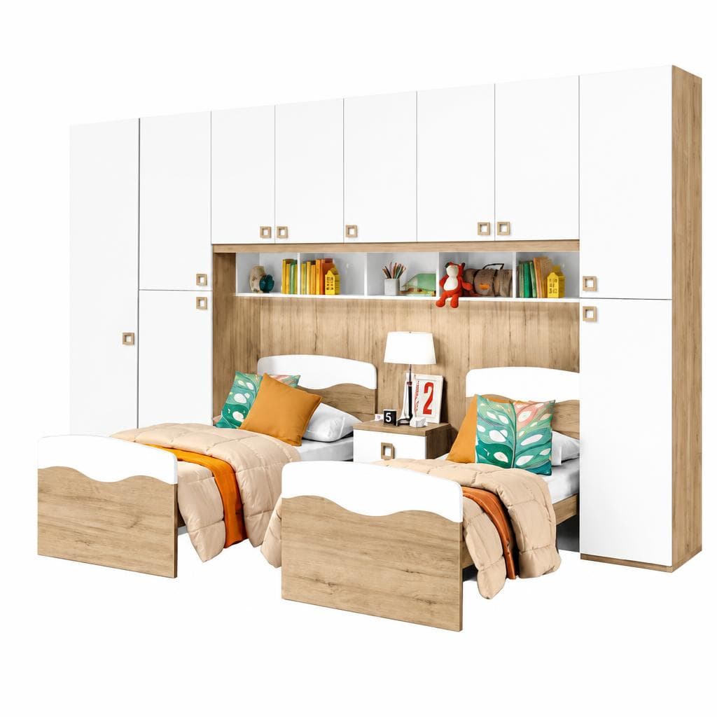 Doppio Ponte Romeo, 350x58x259h cm Nuvola Frassino – Mondo Convenienza