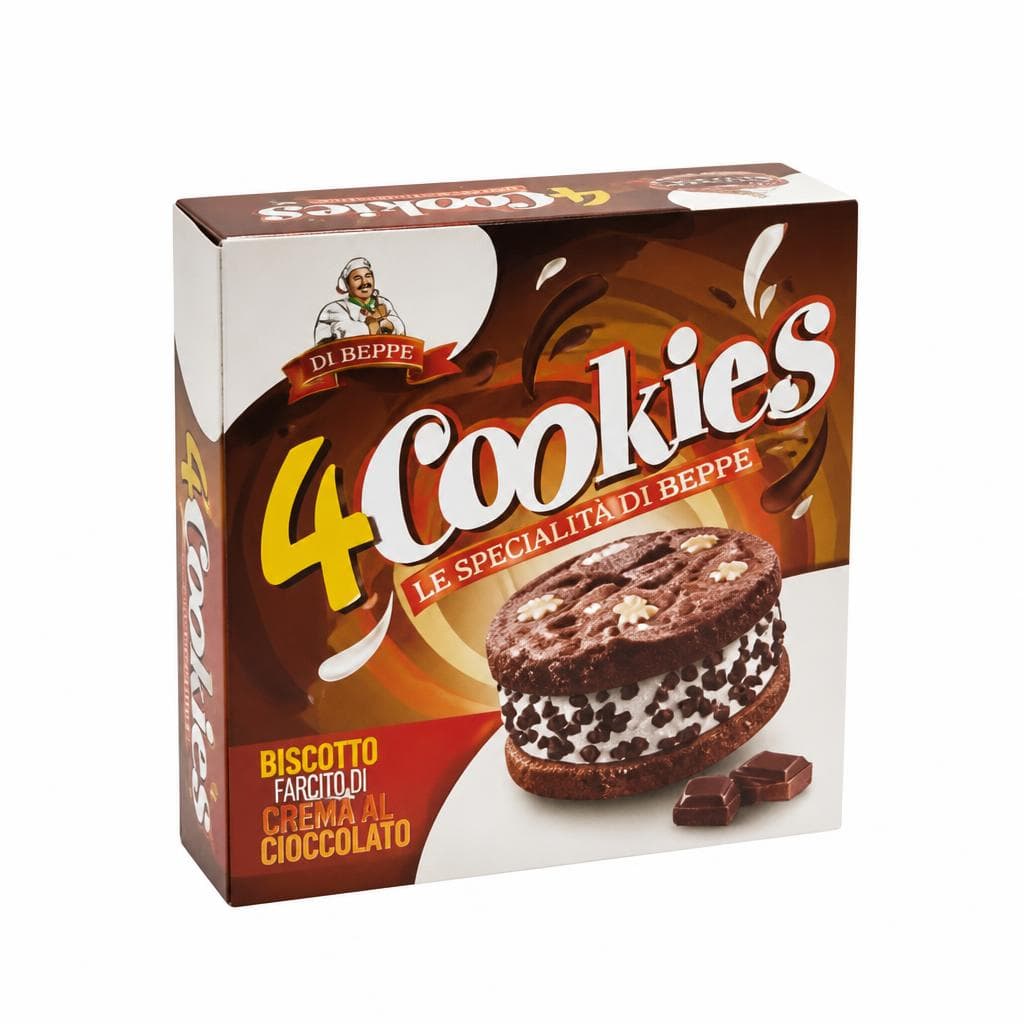 4 Cookies Le Specialità di Beppe, 240 g – MD