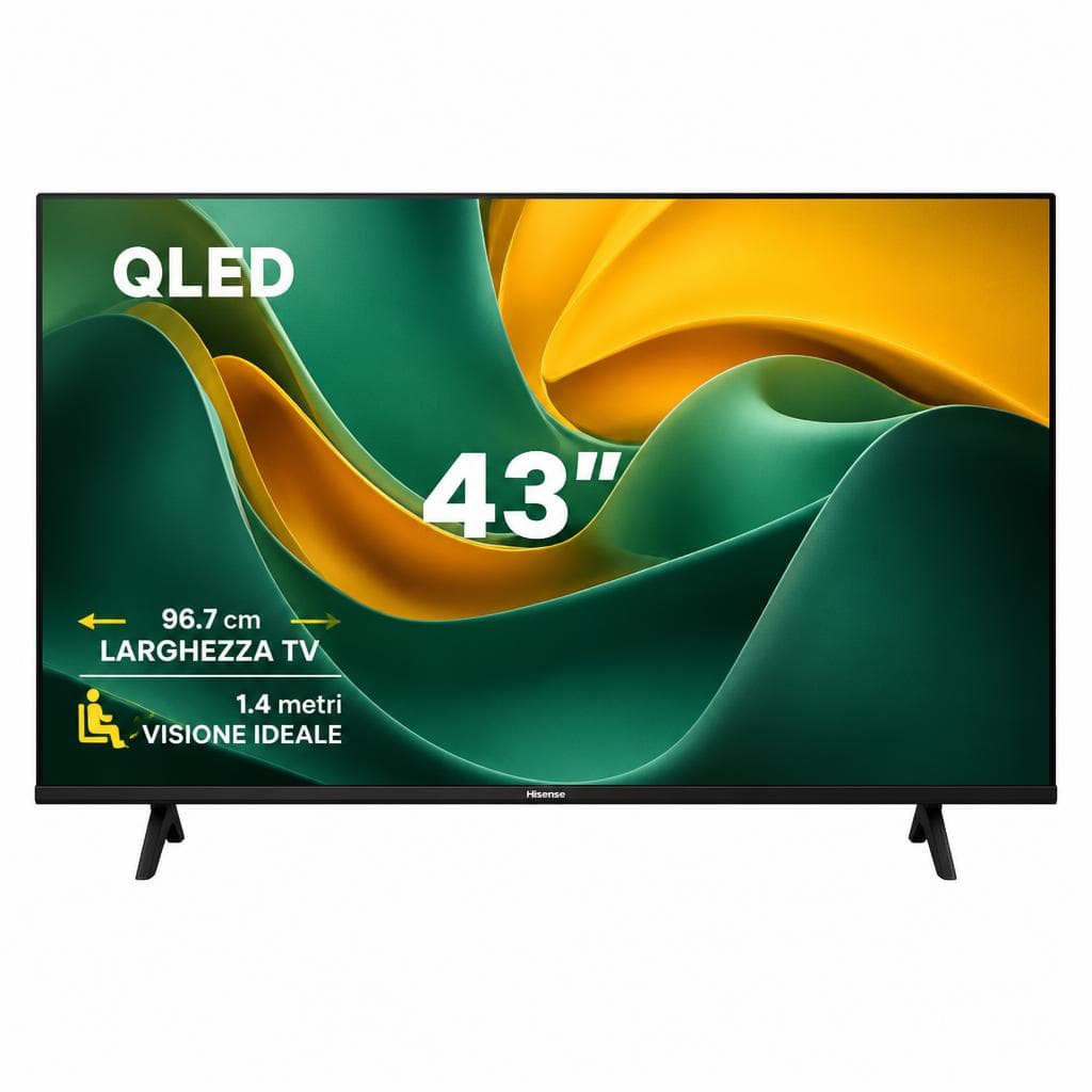 Hisense Smart TV Q-LED 43E79S 43" in offerta da Euronics