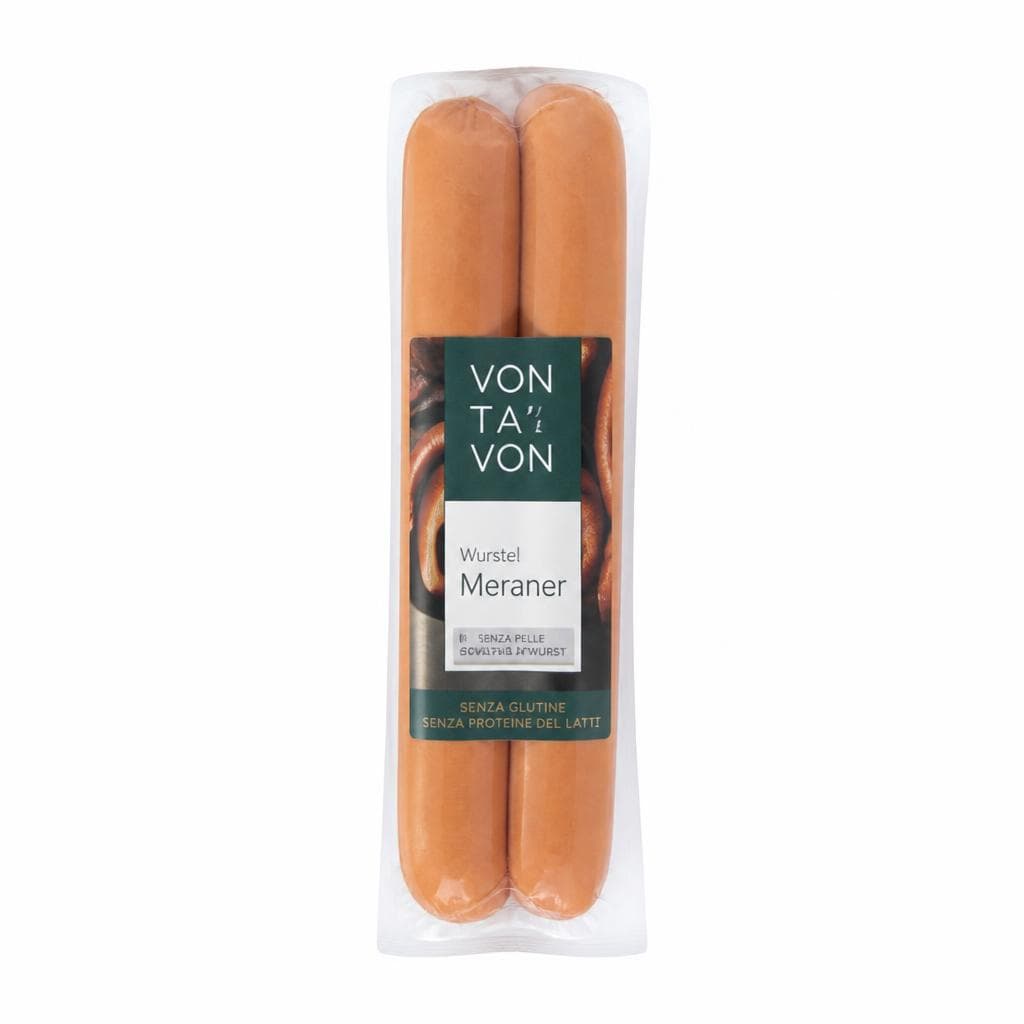 Wurstel Meraner, Servelade o Bratwurst senza pelle, 250 g Vontavon – Bennet