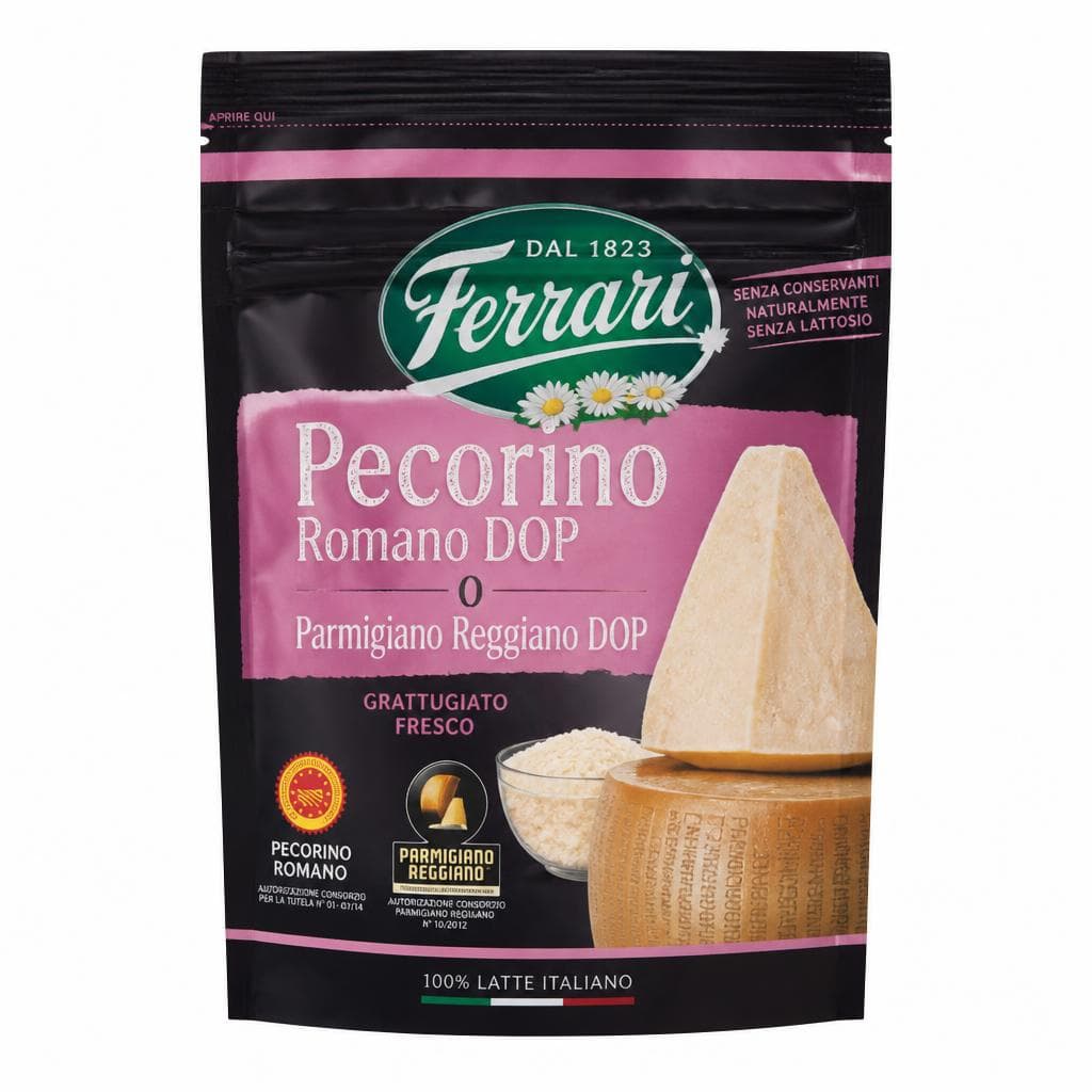 Parmigiano Reggiano DOP o Pecorino grattugiato fresco, 60 g Ferrari – Iper La grande i