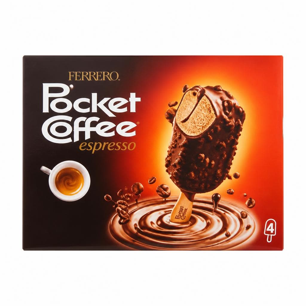 Gelato Pocket Coffee Espresso Ferrero, 164 g – Bennet
