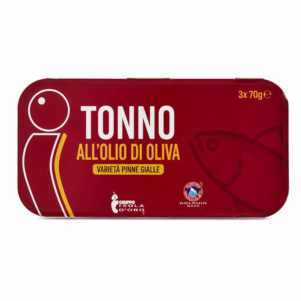 Tonno all'olio di oliva varietà pinne gialle, 8 x 70 g Iper – Iper La grande i