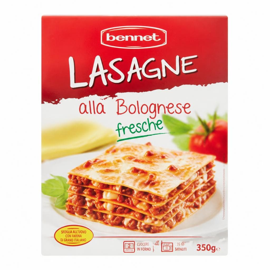 Lasagne alla Bolognese o Cannelloni Ricotta e Spinaci Freschi Bennet, 350 g – Bennet
