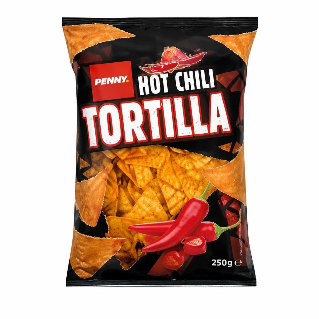 Tortilla classica e hot chili Penny, 250 g – Penny