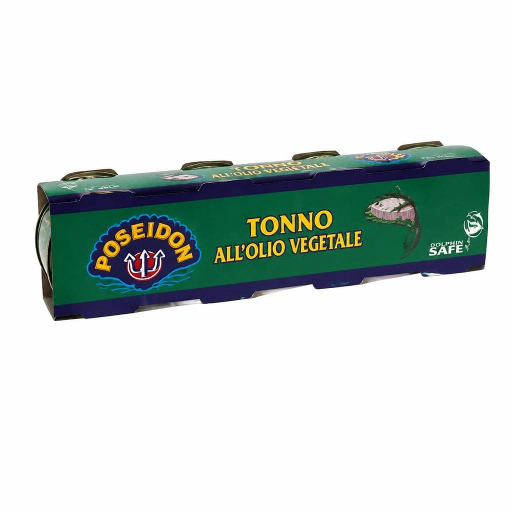 Poseidon tonno all'olio vegetale 80 g x 4 in offerta da MD
