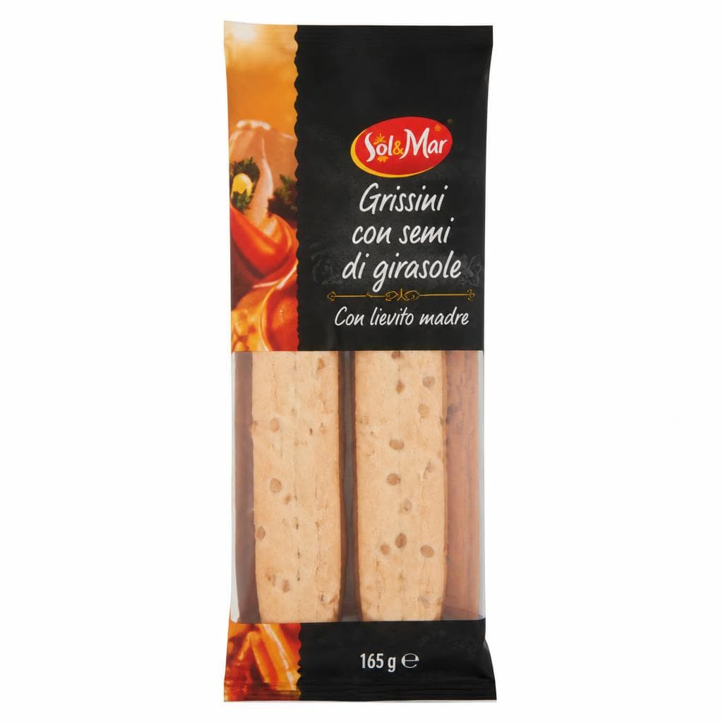 Grissini con semi di girasole, 166 g confezione Sol&Mar – Lidl