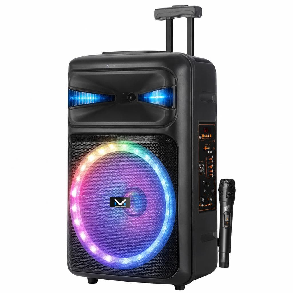 Majestic trolley 8" TWS BT USB MSDAX FIRET5 BK 160W in offerta da Risparmio Casa