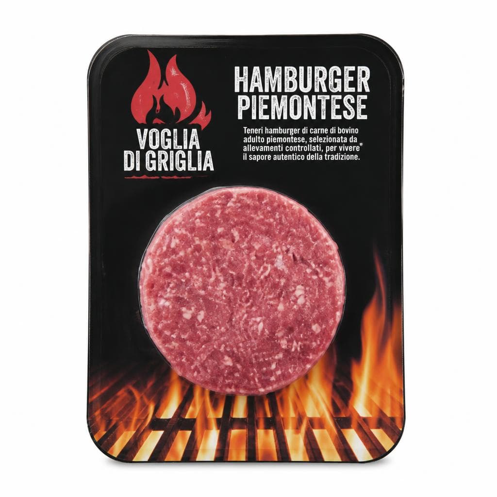 Maxiburger piemontese Voglia di griglia, 200 g – Penny
