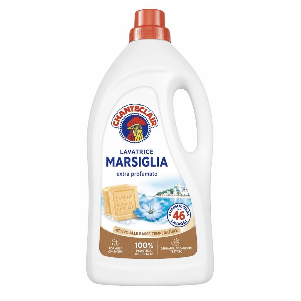 Detersivo liquido lavatrice Marsiglia o Muschio Bianco Chanteclair, 3 pezzi 6,21 l – Carrefour