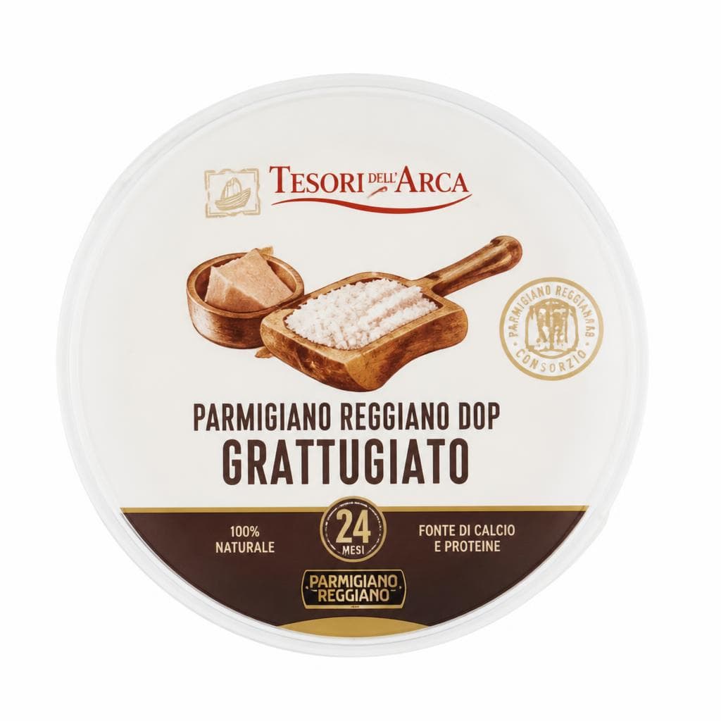 Parmigiano Reggiano DOP grattugiato 100 g Tesori dell'Arca in offerta da Panorama