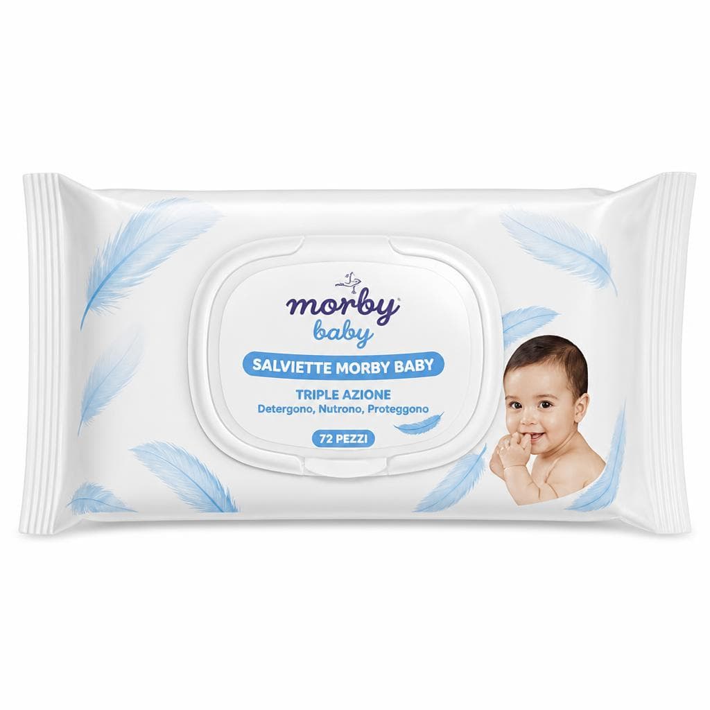 Salviette Morby Baby, 72 pezzi – Risparmio Casa