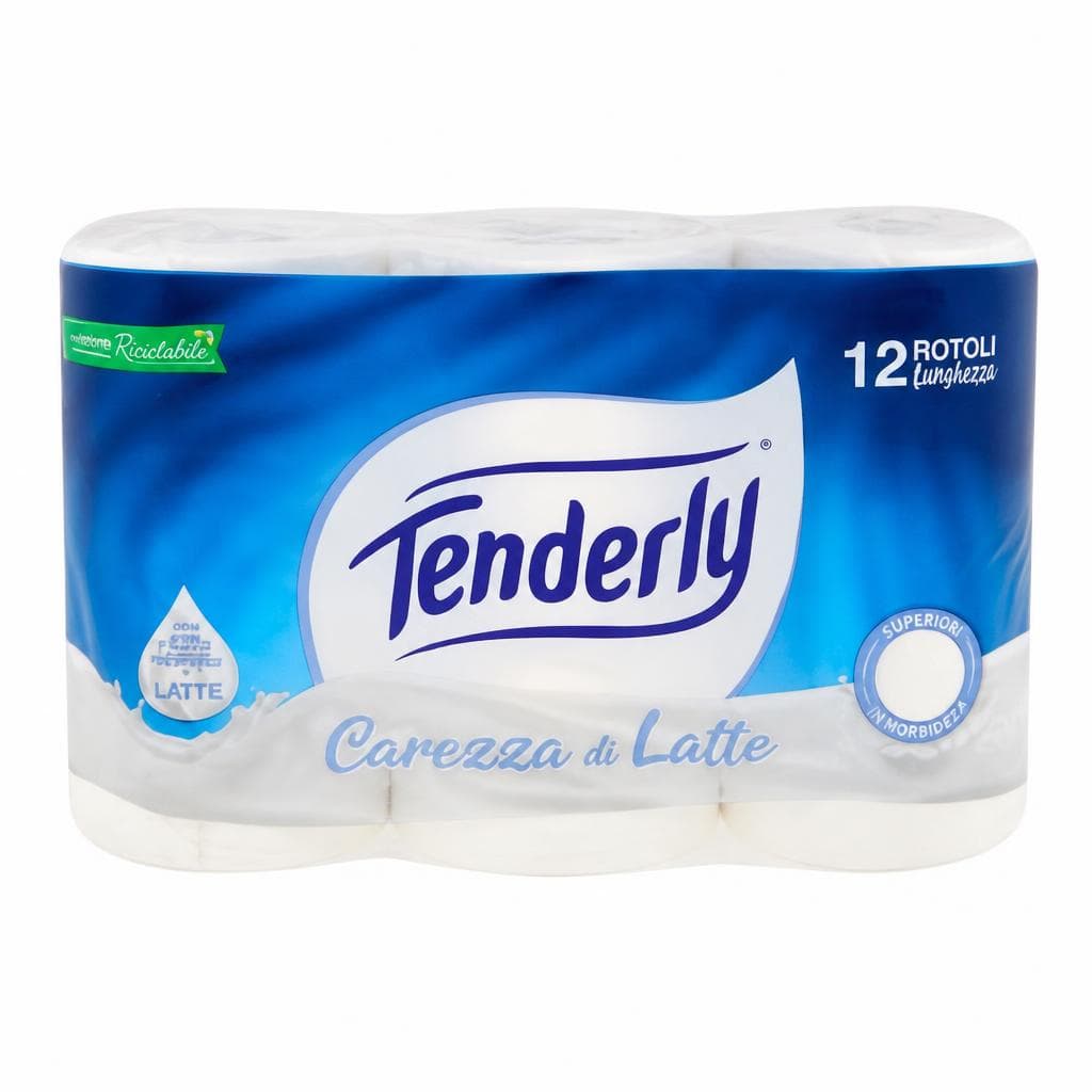 Tenderly Carezza di Latte carta igienica, 12 pz – Carrefour