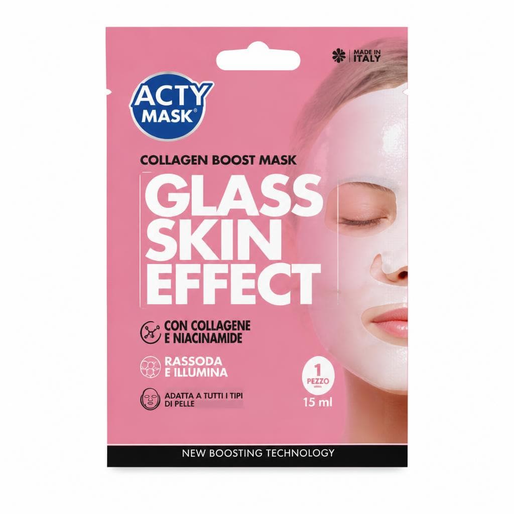 Acty Mask Glass Skin Effect maschera viso, 1 pezzo – Dm