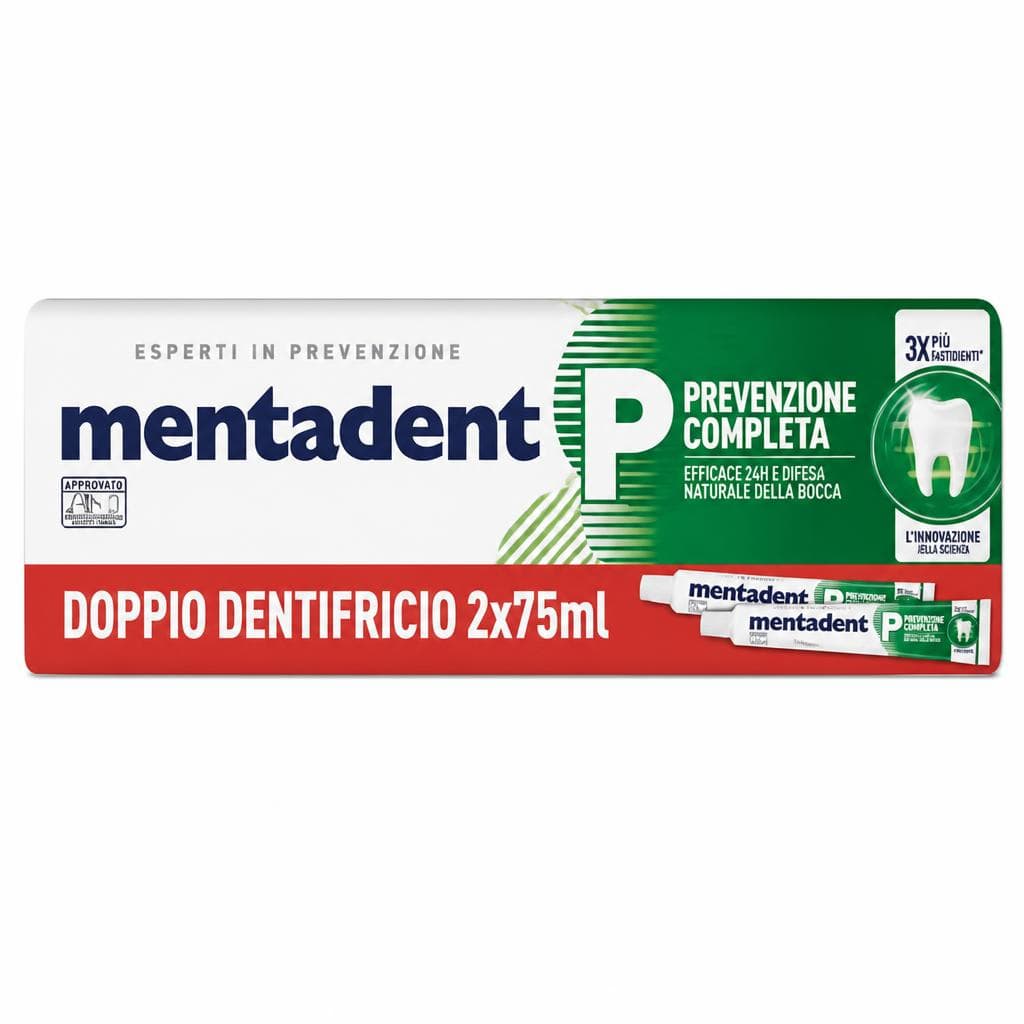 Mentadent dentifricio 2x75 ml in offerta da Bennet