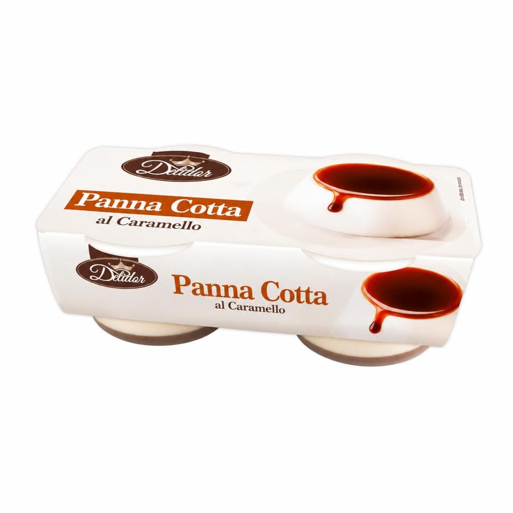 Delidor panna cotta al caramello, 2 x 100 g – Dpiù