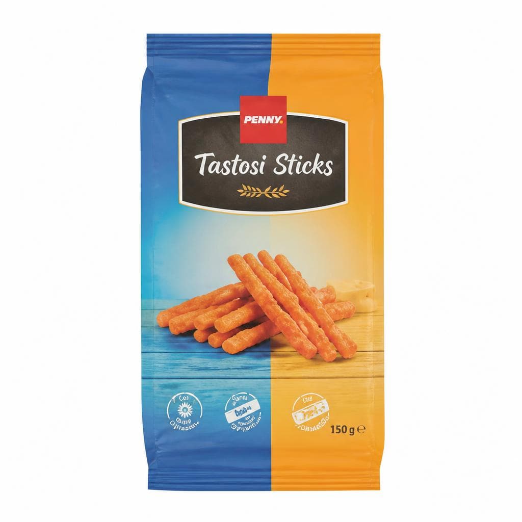 Sticks al formaggio, sale marino Penny 150 g Penny. in offerta da Penny