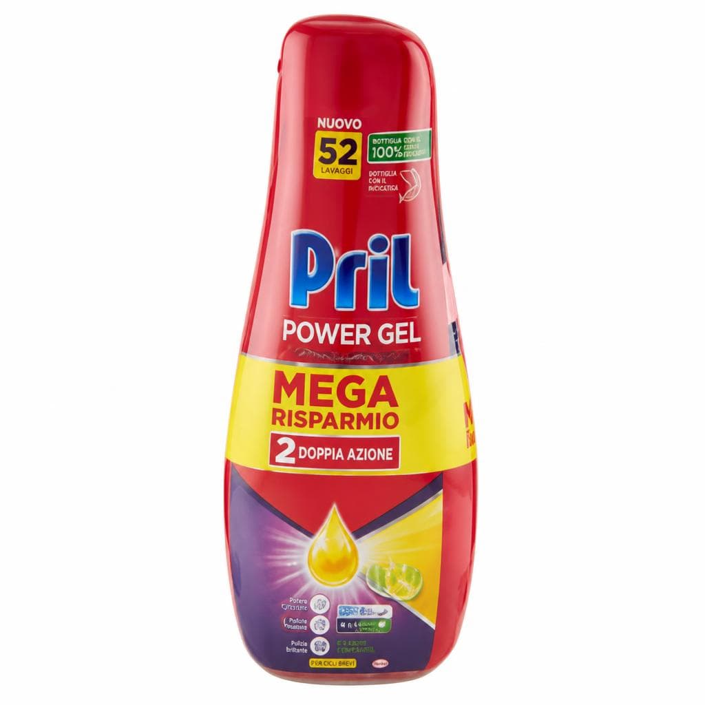 Pril Power Gel, 2 x 1,872 L – Bennet