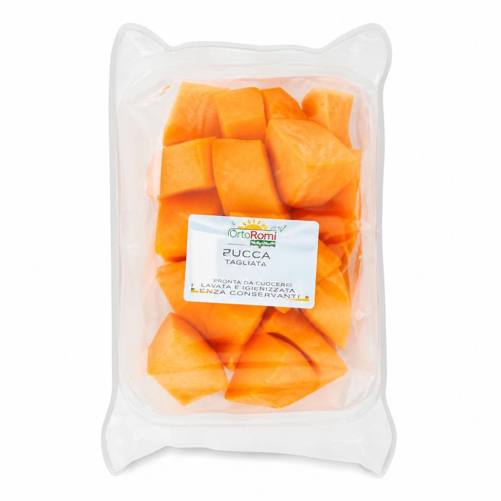 Zucca pulita e tagliata, 400 g – Bennet