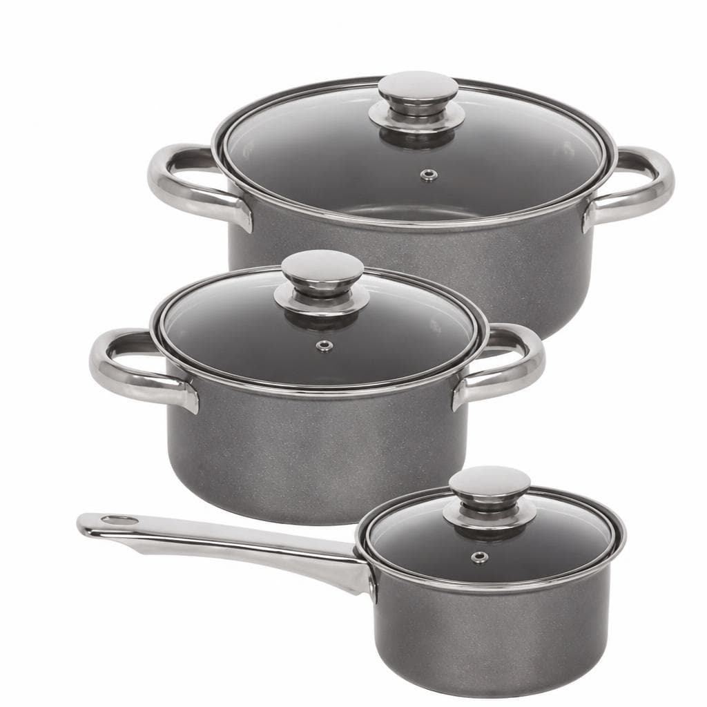 Batteria di pentole Easy Cook, 6 pezzi MD Casa – MD
