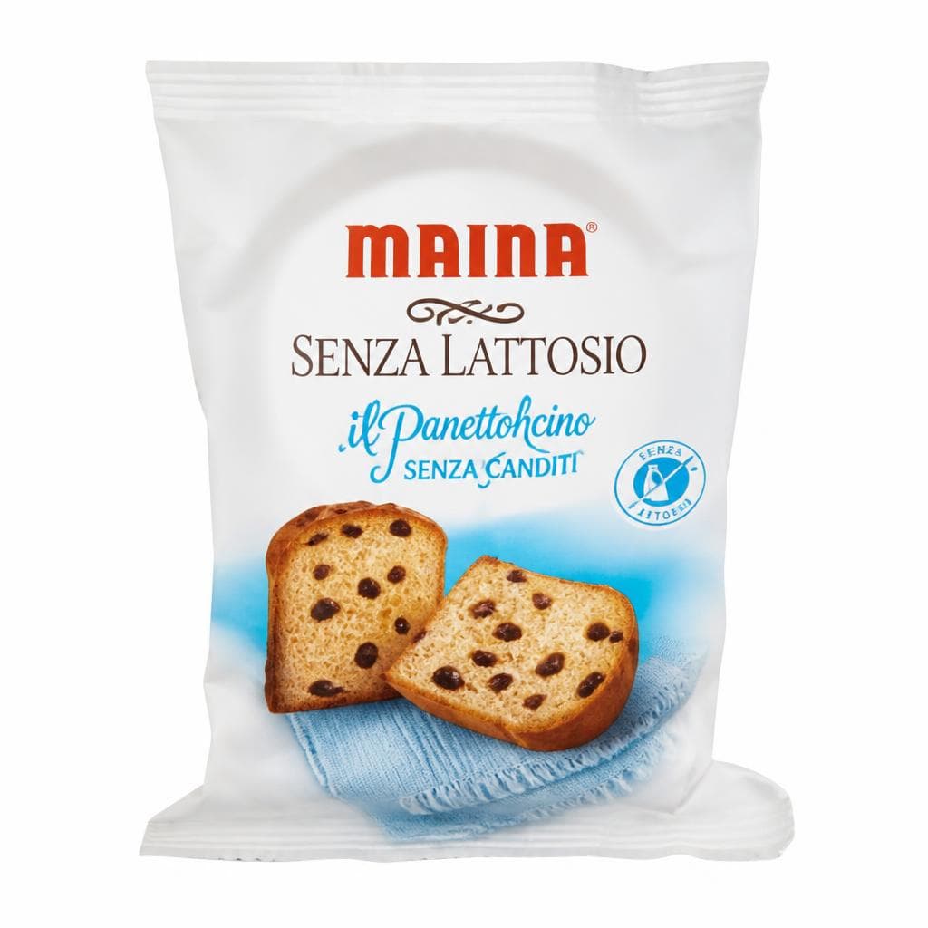 Panettoncino flow pack senza canditi e senza lattosio Maina, 100 g – Carrefour