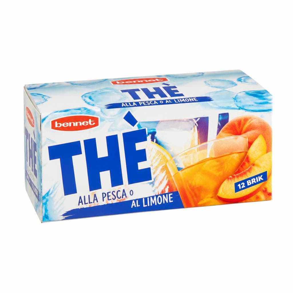 Thè alla pesca o al limone Bennet, 1,2 L – Bennet