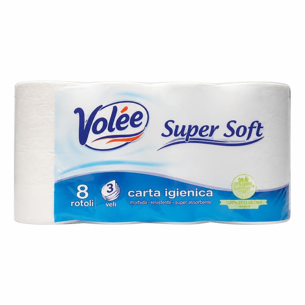 Volée carta igienica, 8 rotoli – Dpiù