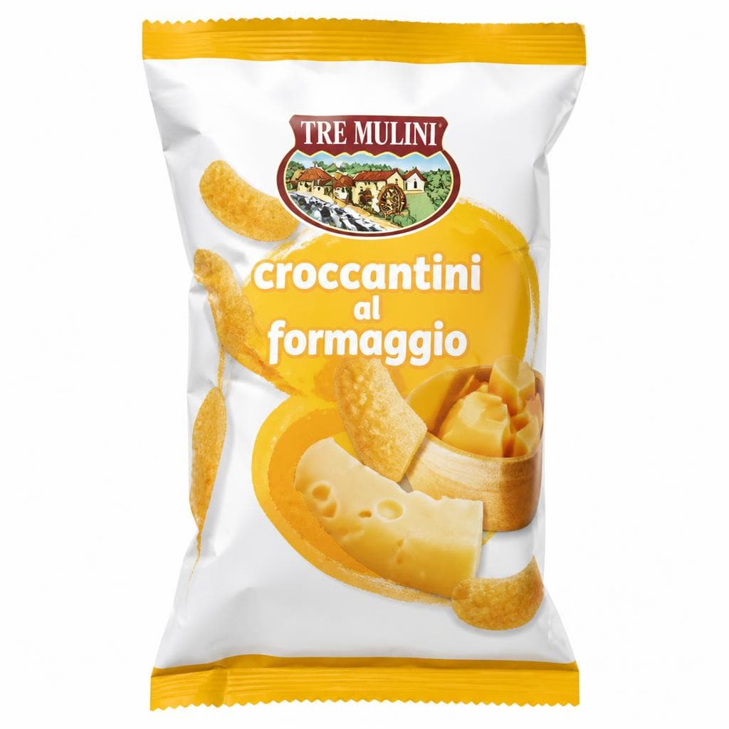 Tre Mulini croccantini al formaggio 6 x 25 g in offerta da Eurospin