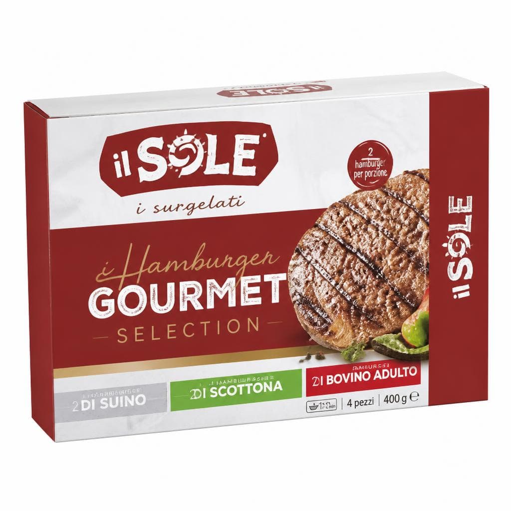 Il Sole Tris di hamburger 450 g (3x150g) in offerta da MD
