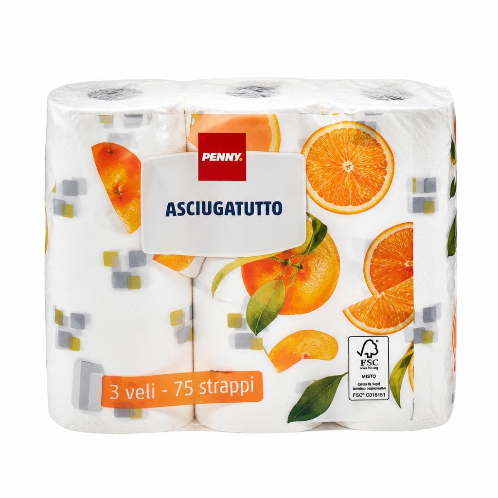 Penny asciugatutto, conf. da 3 rotoli – Penny