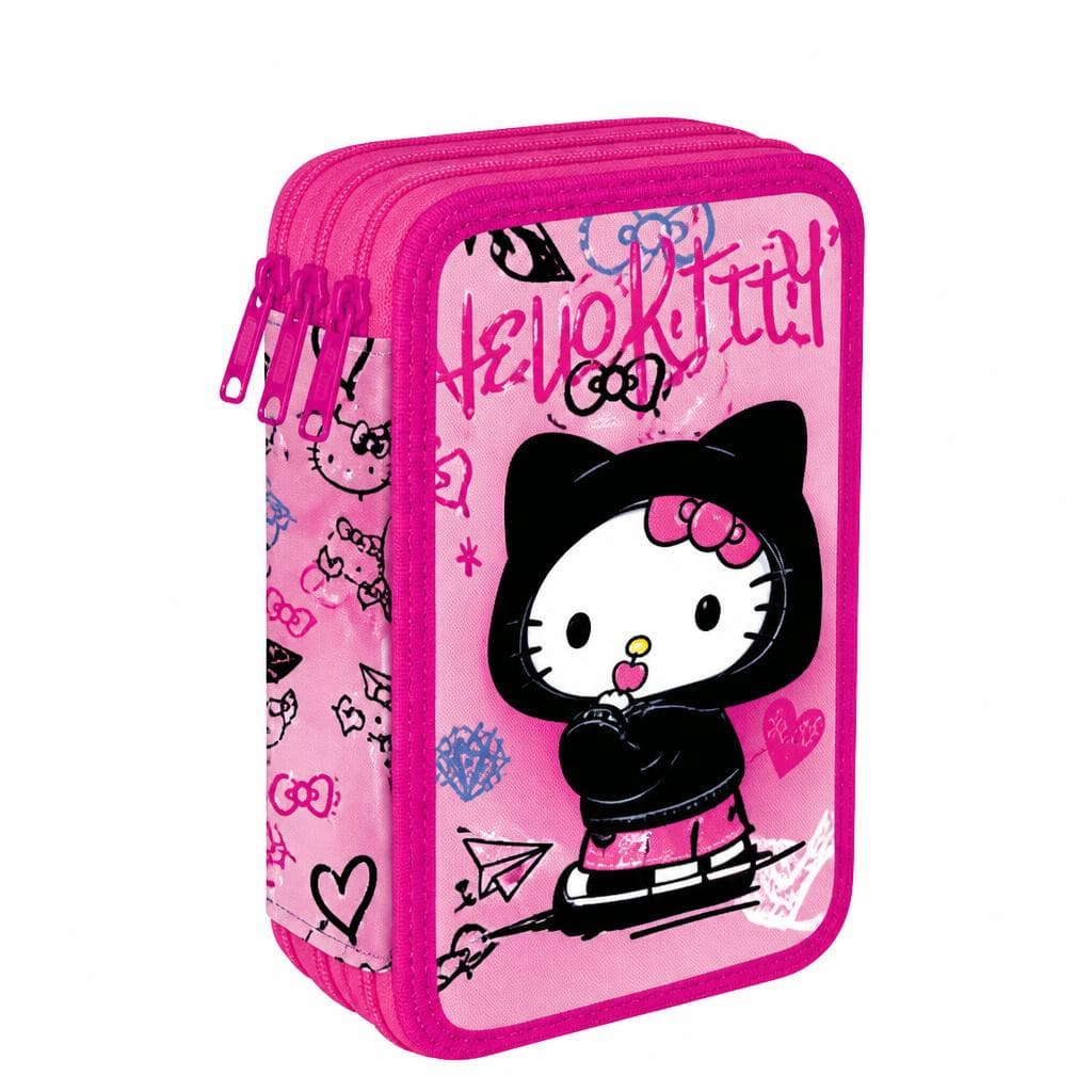 Astuccio 3 zip Hello Kitty – Carrefour