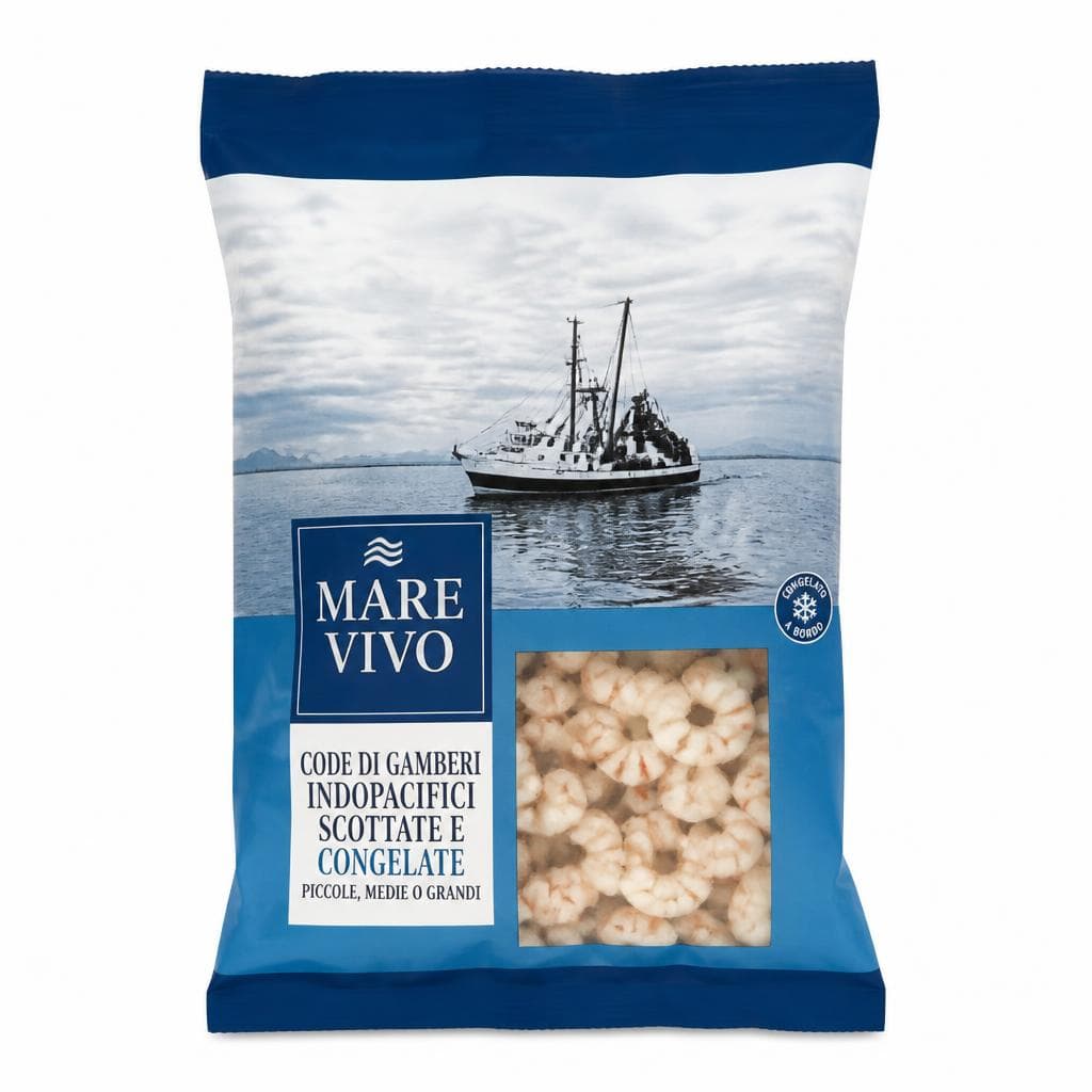 Code di gamberi Indopacifici scottate e congelate, 300 g MAREVIVO – Iper La grande i