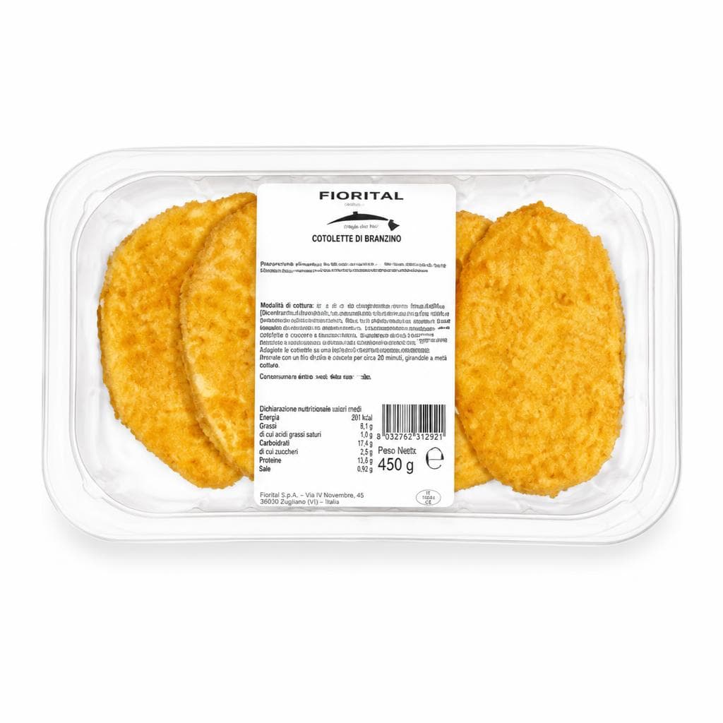 Fiorital cotolette di branzino, 450 g – ALDI