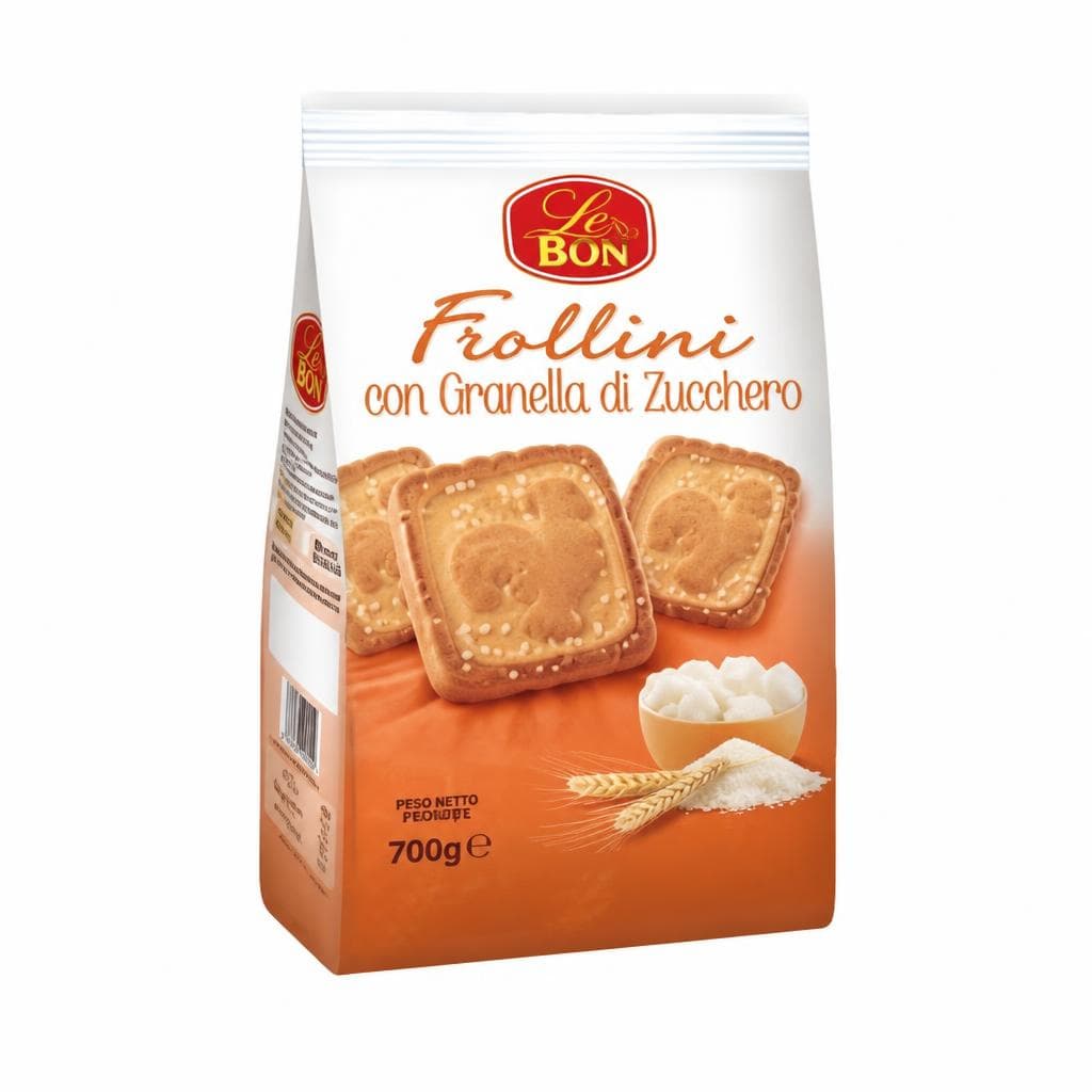 Le Bon frollini con granella di zucchero, 700 g – MD