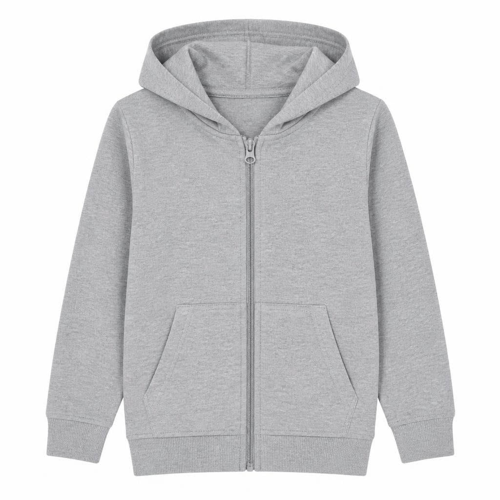 Felpa tinta unita con zip, tg 3-14 anni – Carrefour
