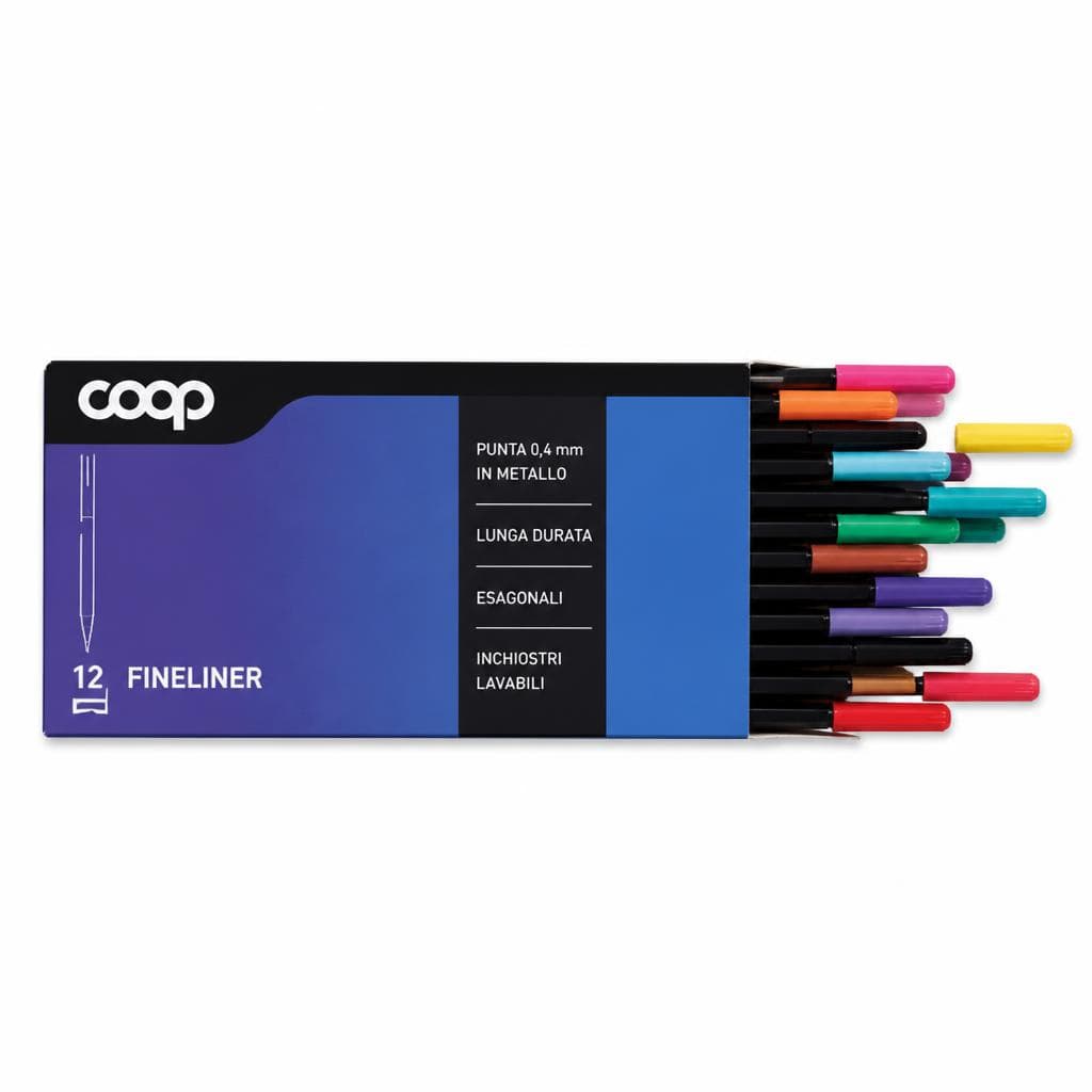 Fineliner Coop 12 pezzi in offerta da Coop