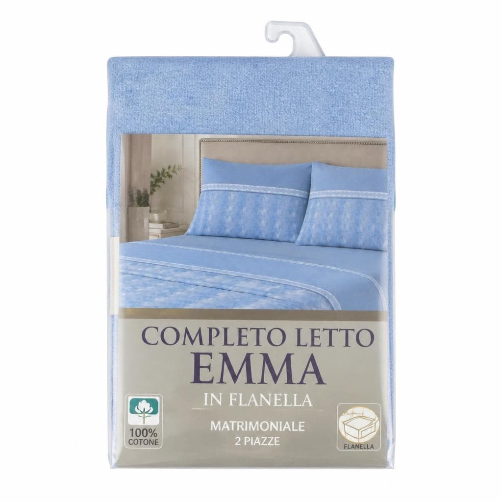 Completo letto stampato in flanella, 1 piazza PASSION – Bennet