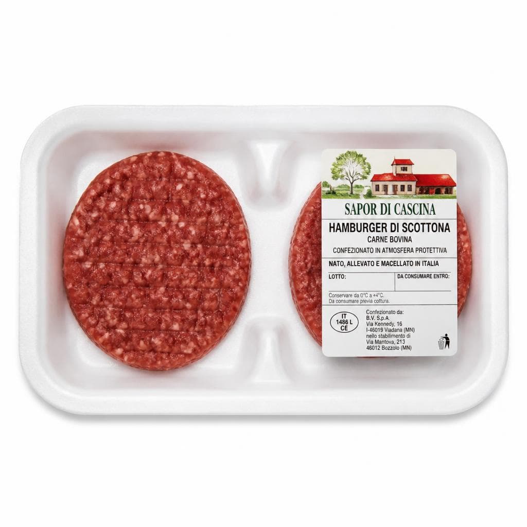 Hamburger di scottona Sapor di Cascina, 2 x 100 g = 200 g – Penny