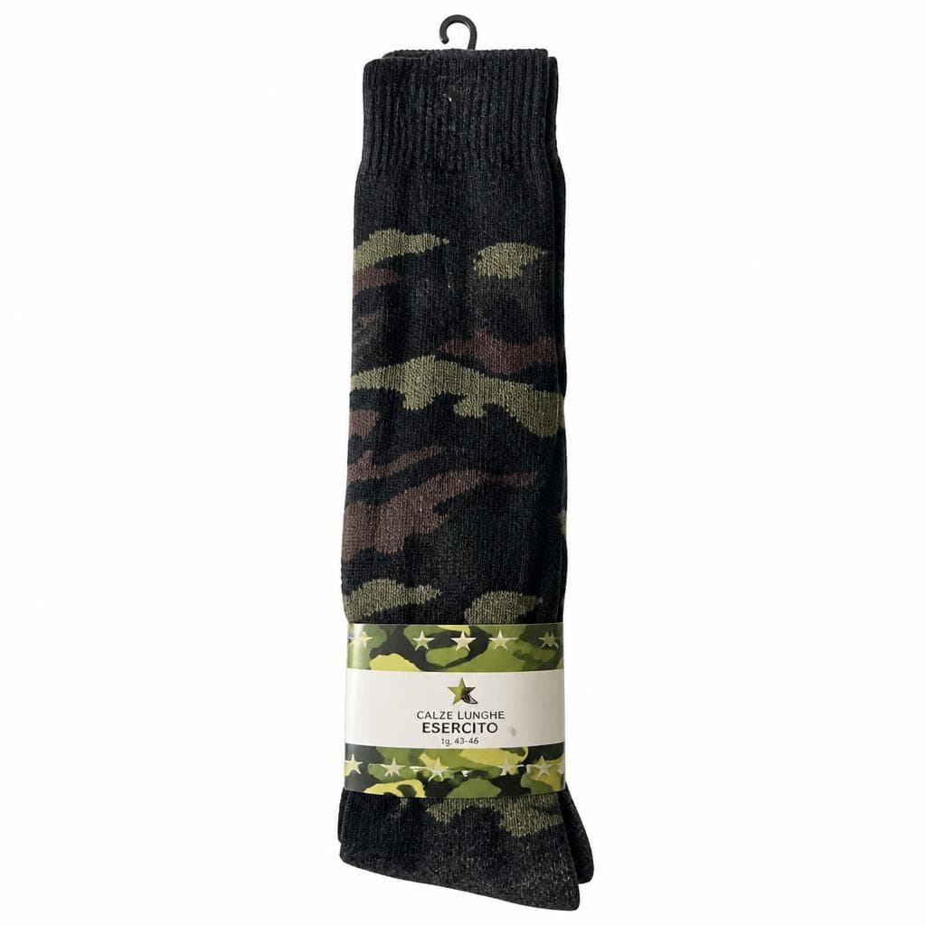 Calze uomo lunghe Esercito, conf. da 3 – Bennet