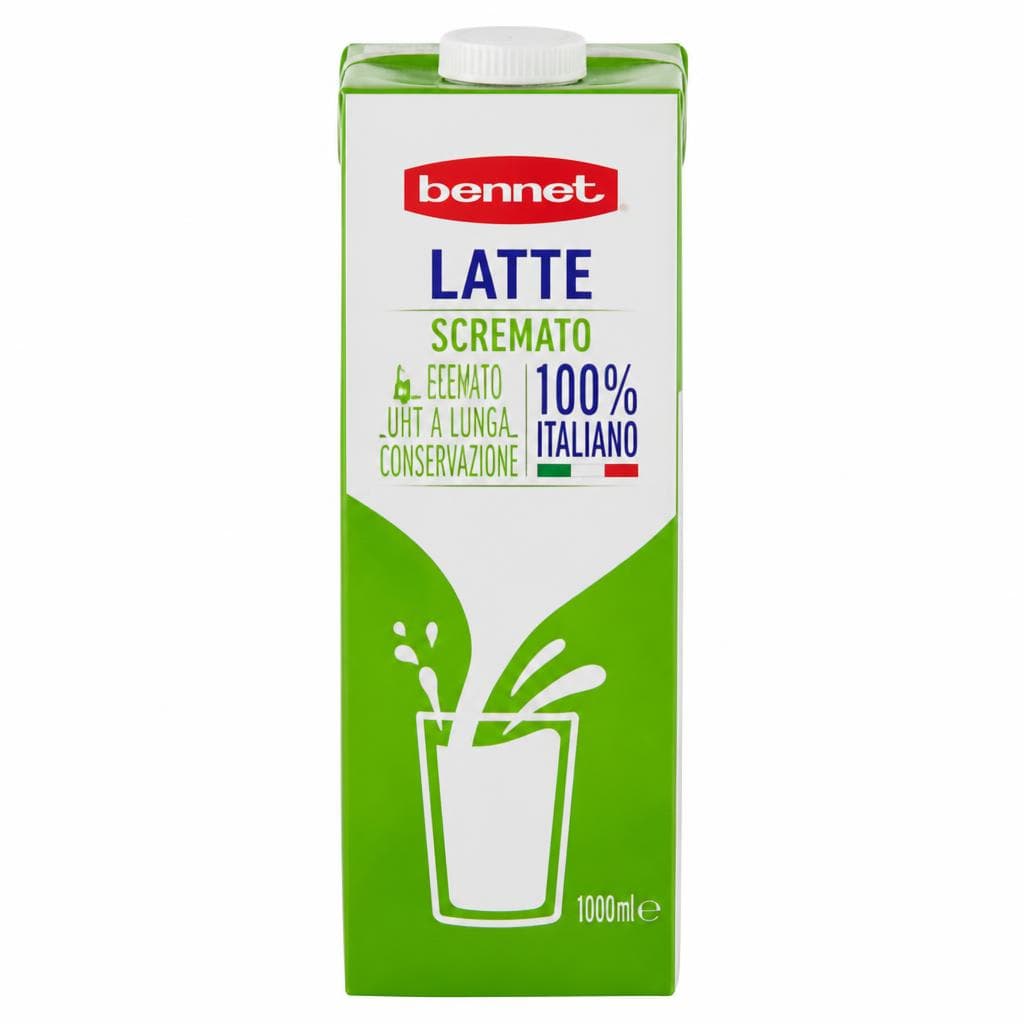Latte scremato UHT Bennet, L 1 – Bennet