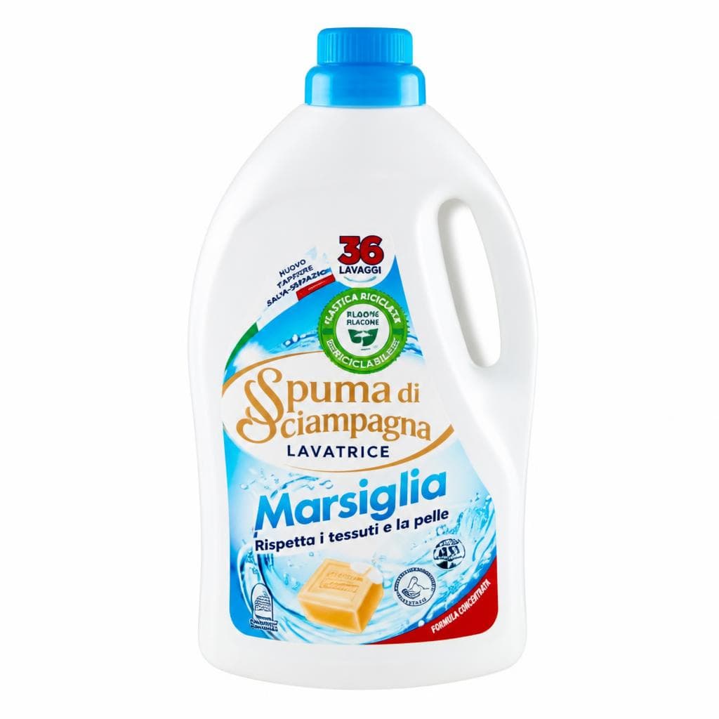 Detersivo Lavatrice Spuma di Sciampagna, 36 lavaggi, 1,62 l – Carrefour
