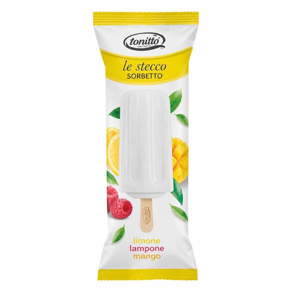 Stecco Sorbetto limone/lampone/mango, 180 g – Il Gigante