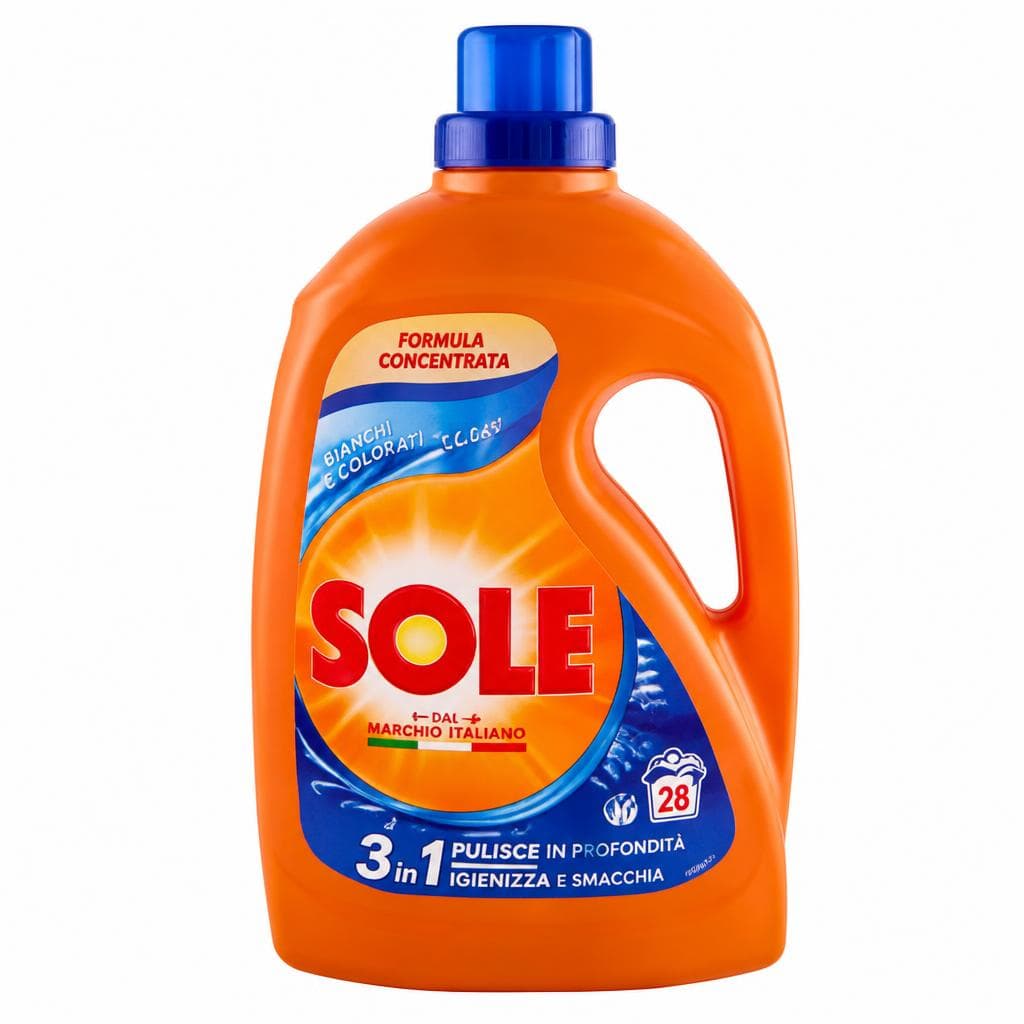 Detersivo liquido per lavatrice Sole, 1,845 L – Bennet