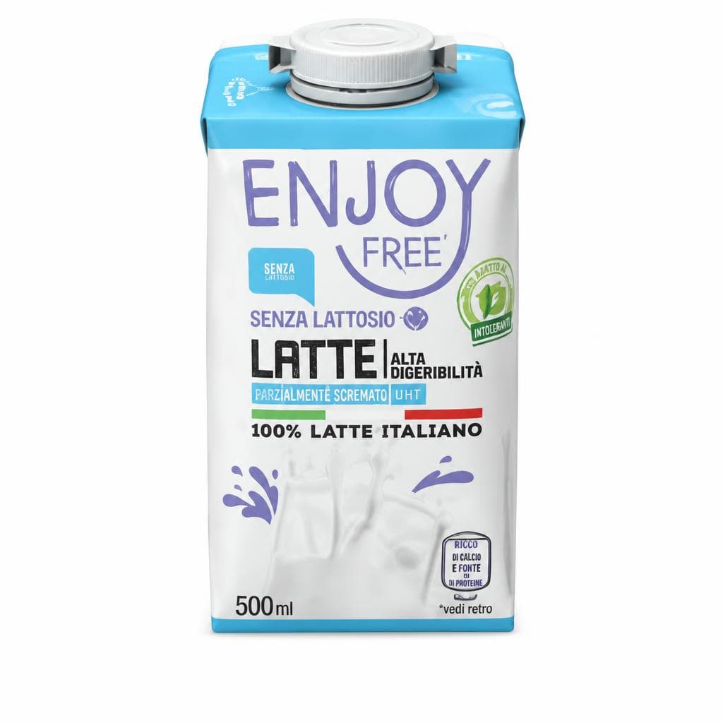 Latte parzialmente scremato UHT, 500 ml Enjoy Free! – ALDI