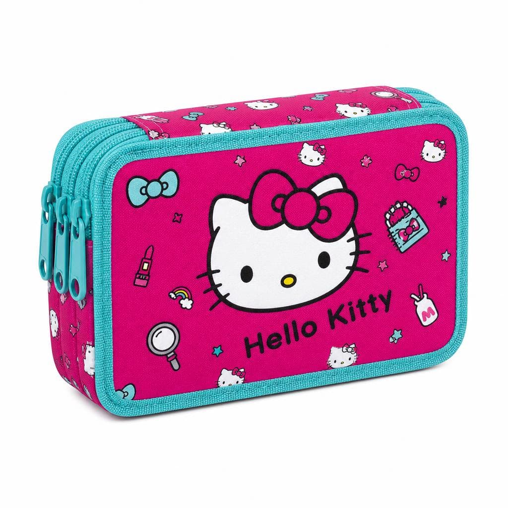 Astuccio 3 zip Hello Kitty PANINI in offerta da Iper La grande i