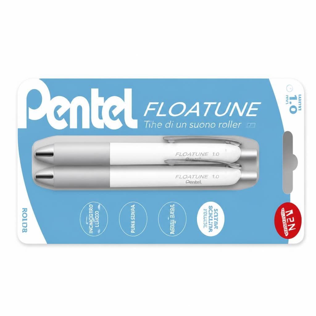 Penna roller a scatto Pentel Floatune 1,0mm confezione 1+1 in offerta da Coop